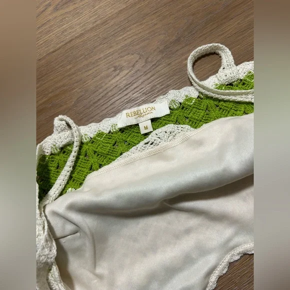 Crochet boho vacation set - crop top + shorts - Picture 8 of 14